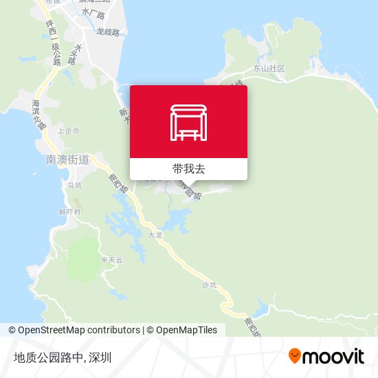地质公园路中地图