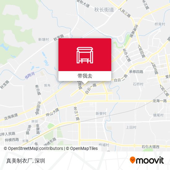 真美制衣厂地图