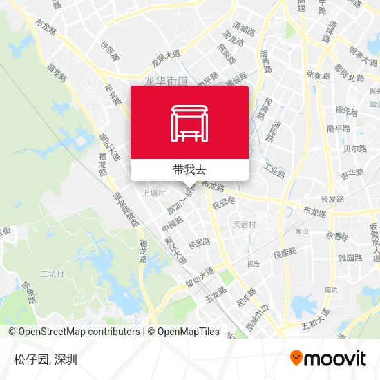 松仔园地图