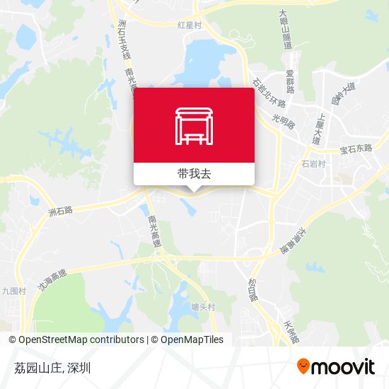 荔园山庄地图