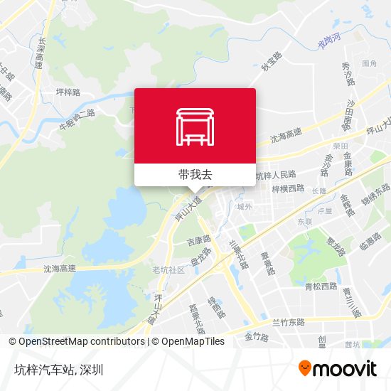坑梓汽车站地图