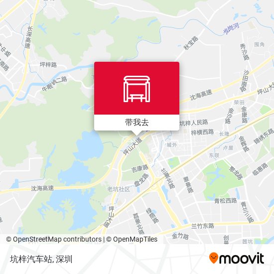 坑梓汽车站地图