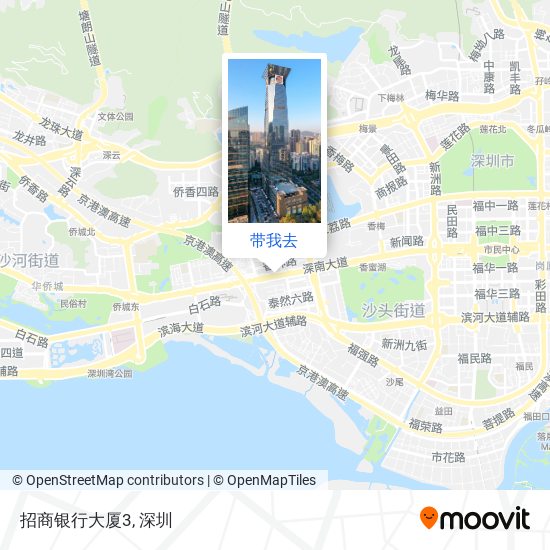 招商银行大厦3地图