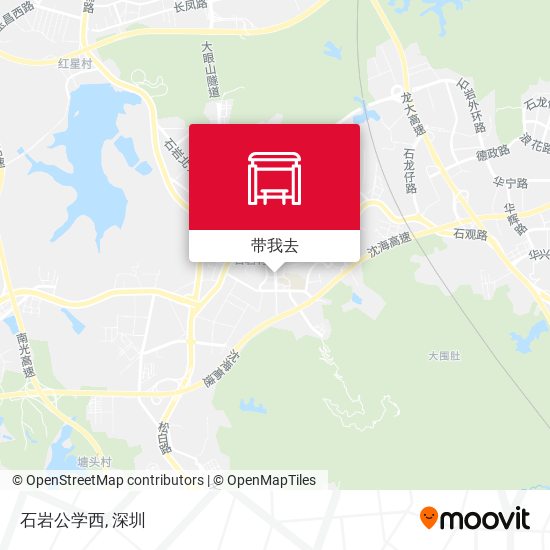 石岩公学西地图