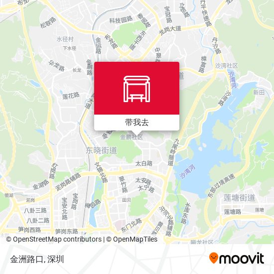金洲路口地图