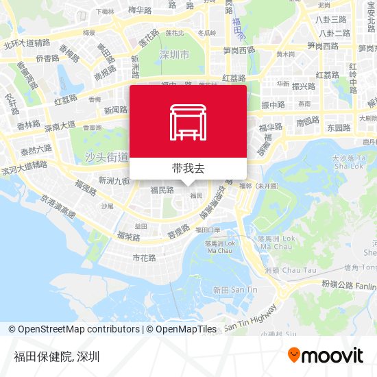 福田保健院地图