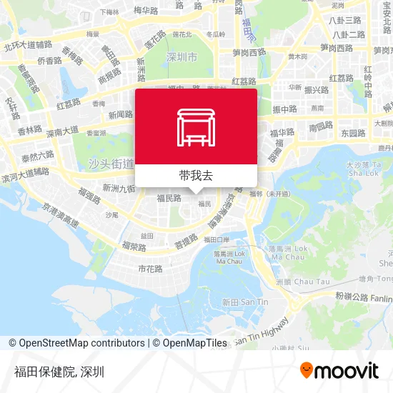 福田保健院地图