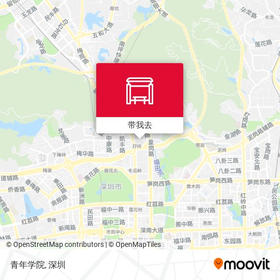 青年学院地图
