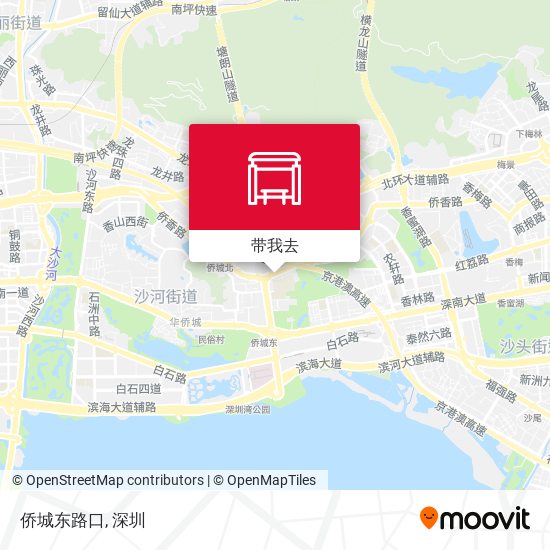 侨城东路口地图