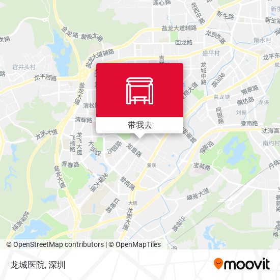 龙城医院地图