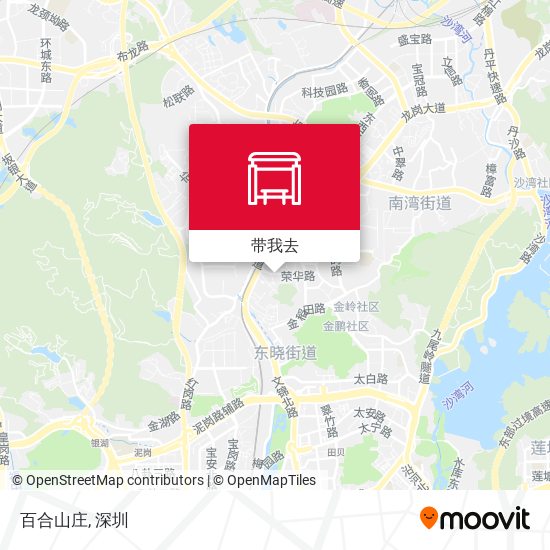 百合山庄地图