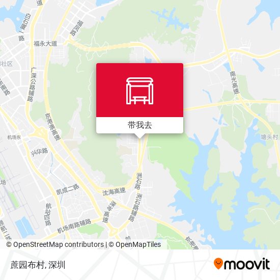 蔗园布村地图