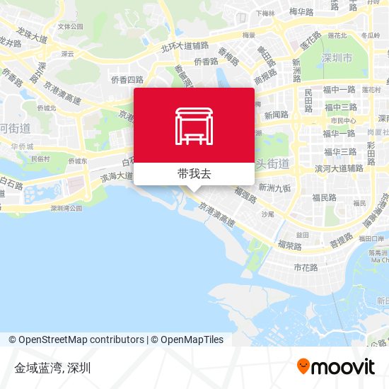 金域蓝湾地图