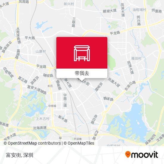 富安街地图