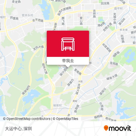 大运中心地图