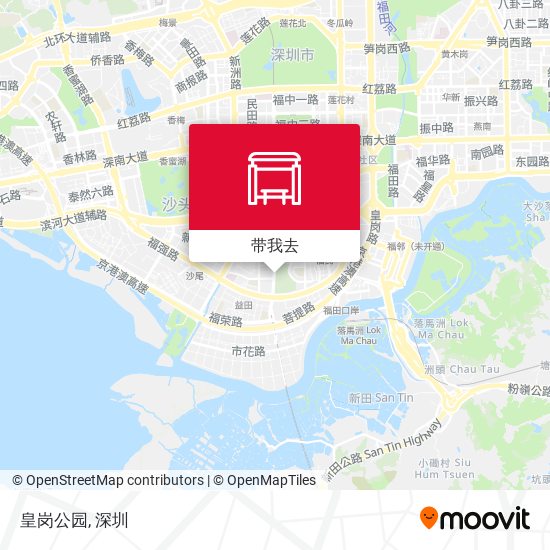 皇岗公园地图