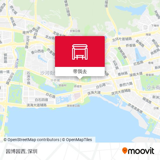 园博园西地图