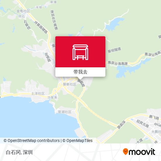 白石冈地图