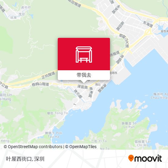 叶屋西街口地图