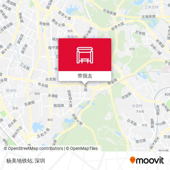 杨美地铁站地图