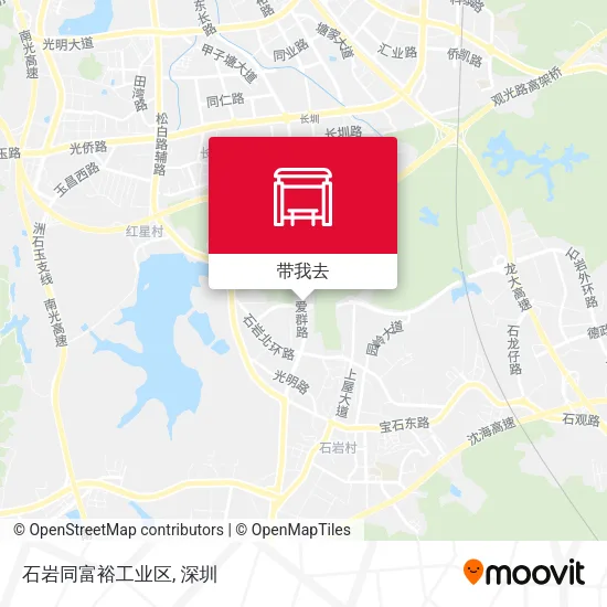 石岩同富裕工业区地图