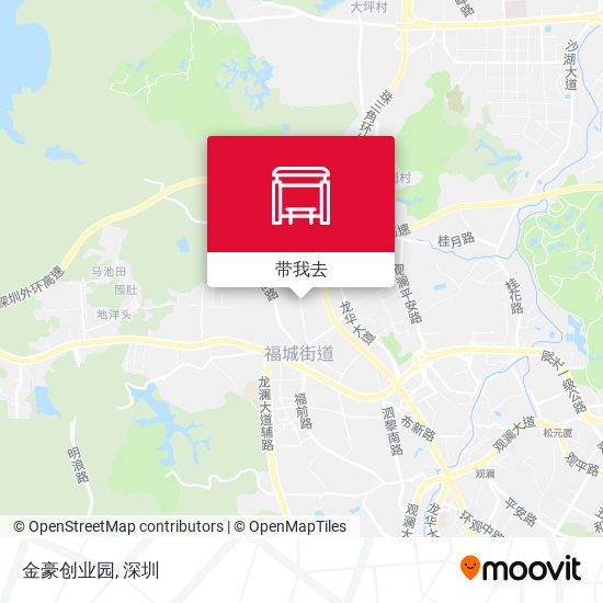 金豪创业园地图