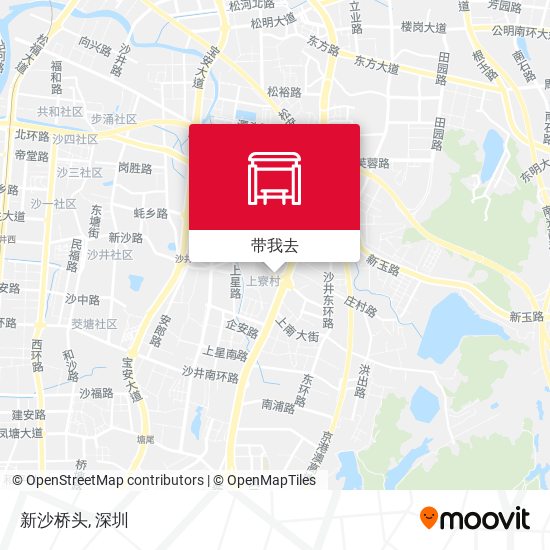 新沙桥头地图