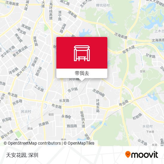 天安花园地图