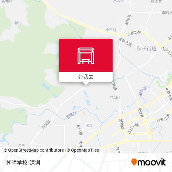 朝晖学校地图