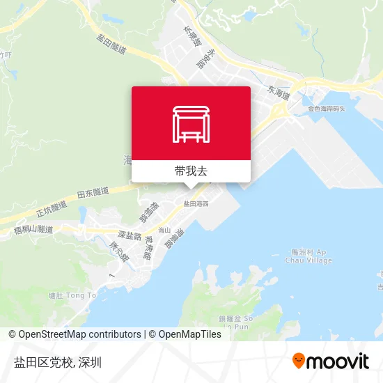 盐田区党校地图