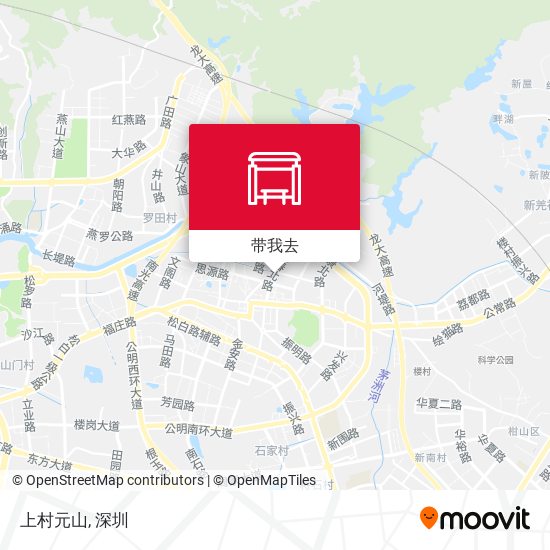 上村元山地图