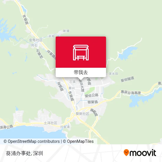 葵涌办事处地图