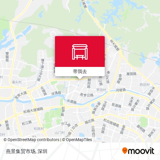 燕景集贸市场地图