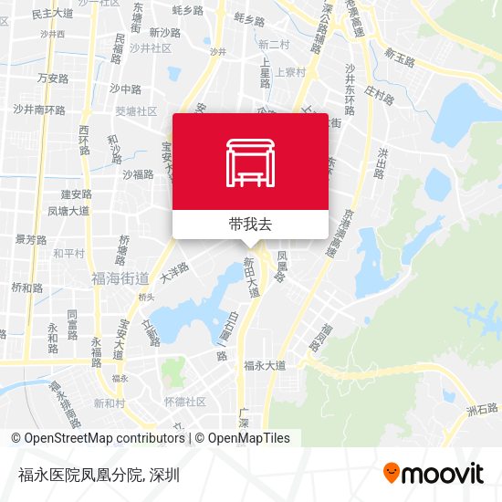福永医院凤凰分院地图