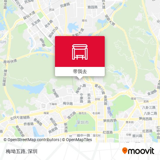 梅坳五路地图