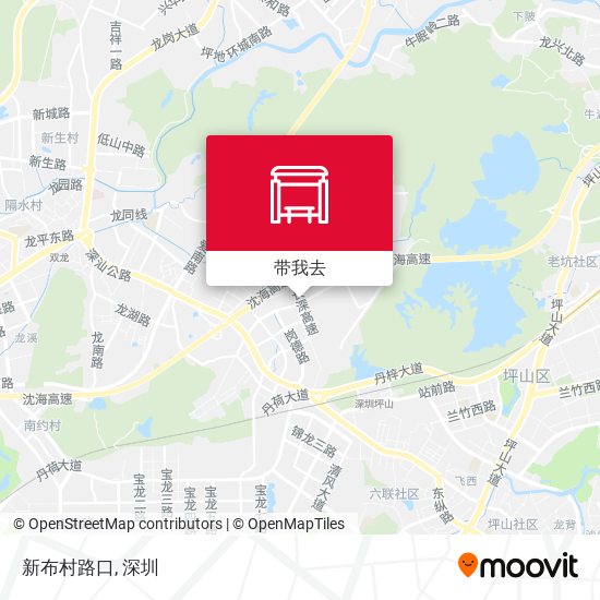 新布村路口地图