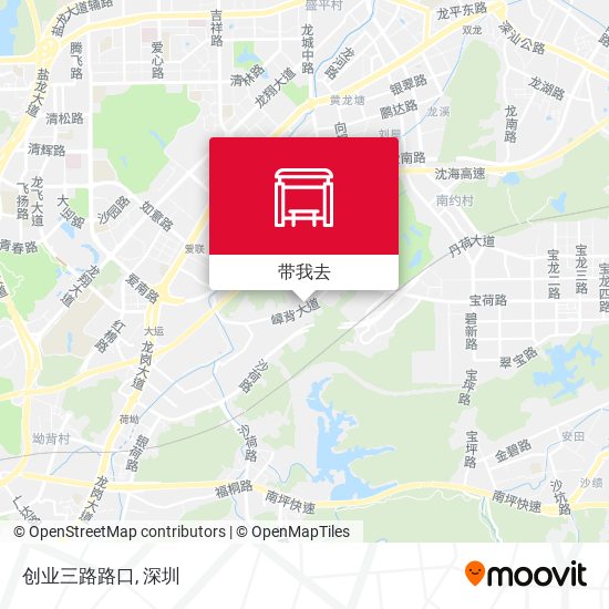 创业三路路口地图