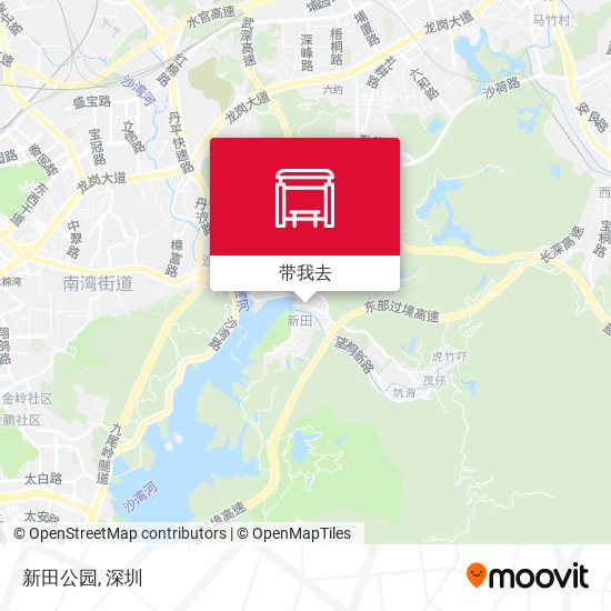 新田公园地图