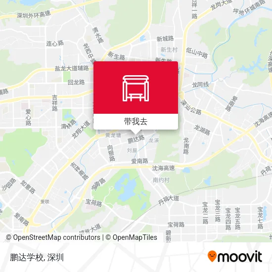 鹏达学校地图