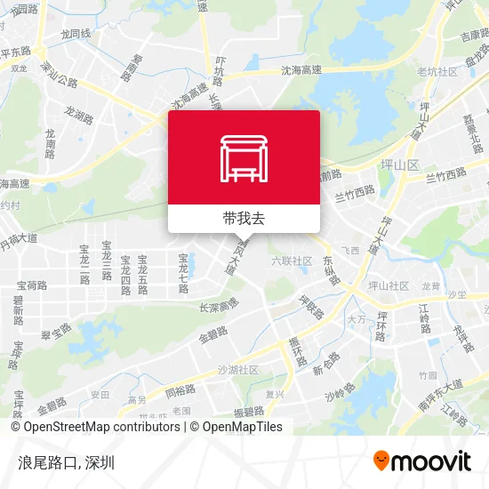 浪尾路口地图