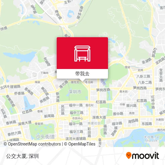 公交大厦地图