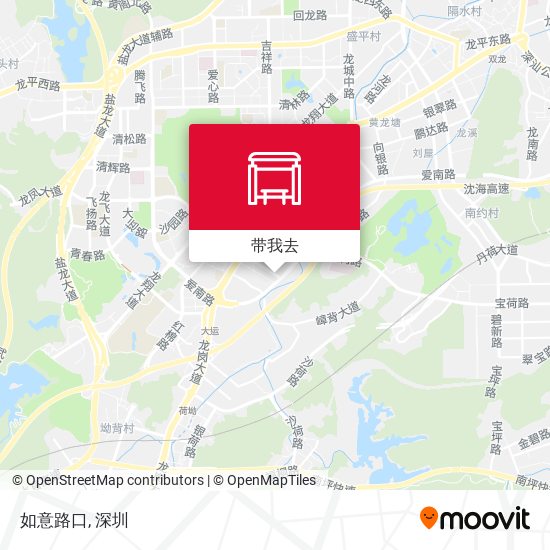 如意路口地图