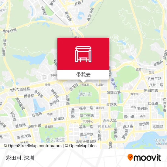 彩田村地图