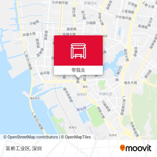 富桥工业区地图