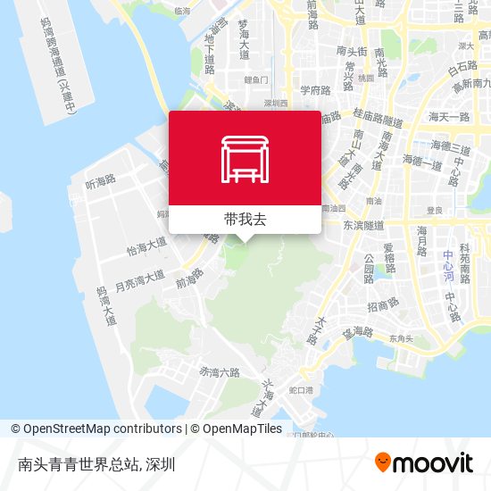 南头青青世界总站地图