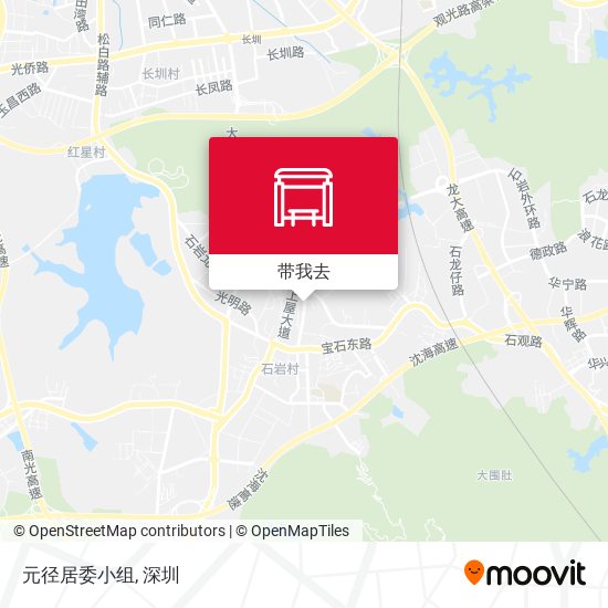 元径居委小组地图