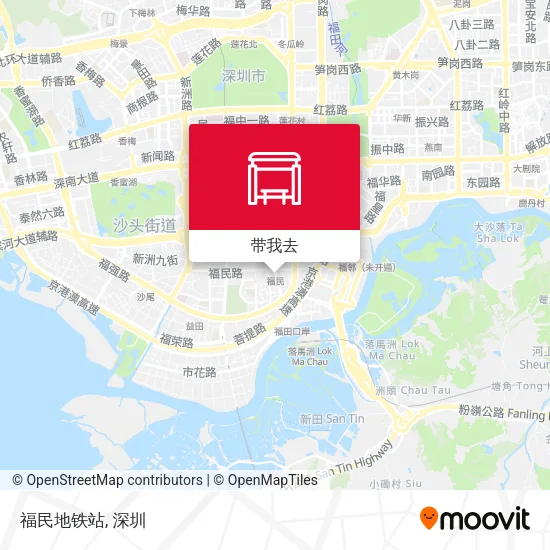 福民地铁站地图