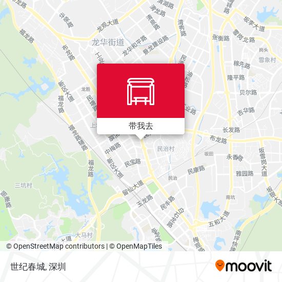 世纪春城地图