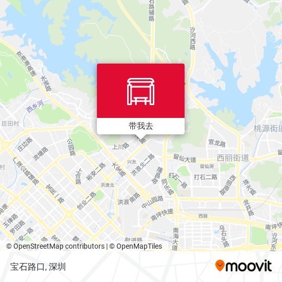 宝石路口地图