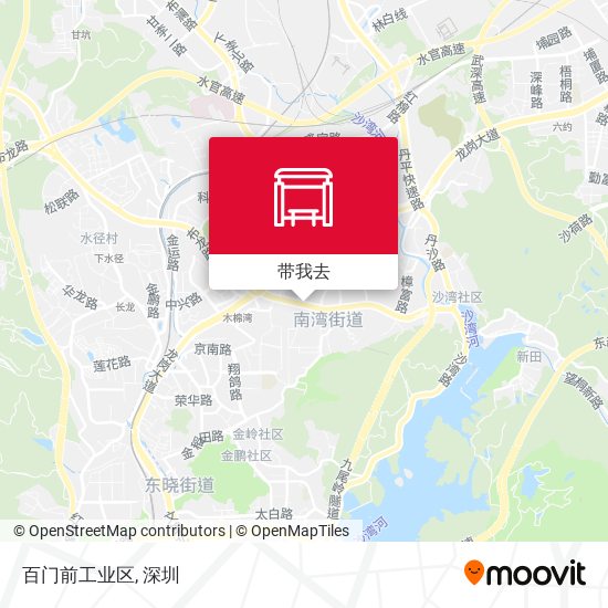百门前工业区地图